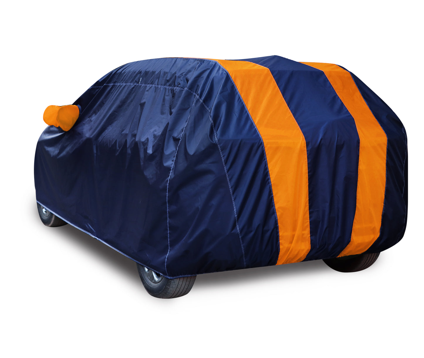 Taffeta Car Cover - Water-Resistant Navy Orange