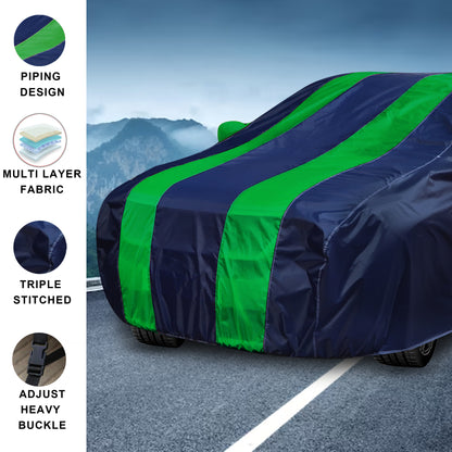 Taffeta Car Cover - Water-Resistant Navy Green