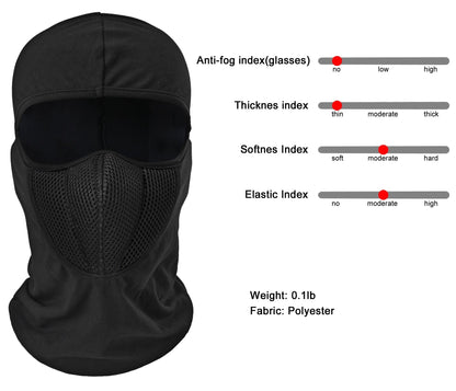 M1 Balaclava For Men & Women Black