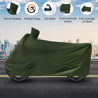 Waterproof Green Bike & Scooty Cover