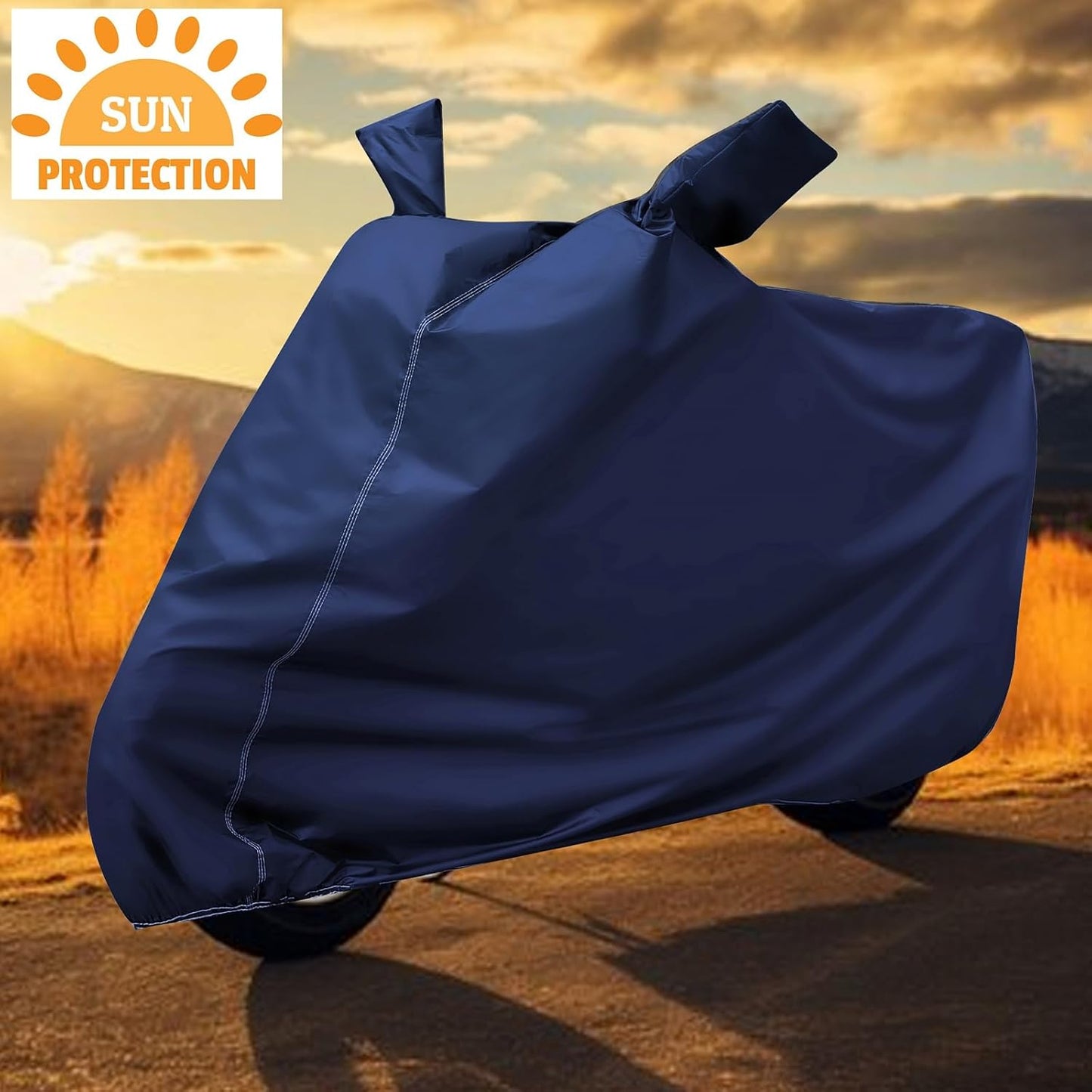 Waterproof Blue Bike & Scooty Cover