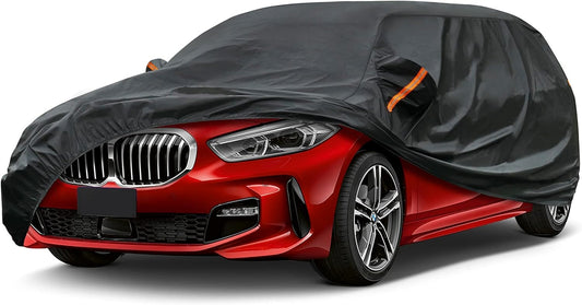 Waterproof Grey Car Body Cover- Taiwan Fabric, Coated