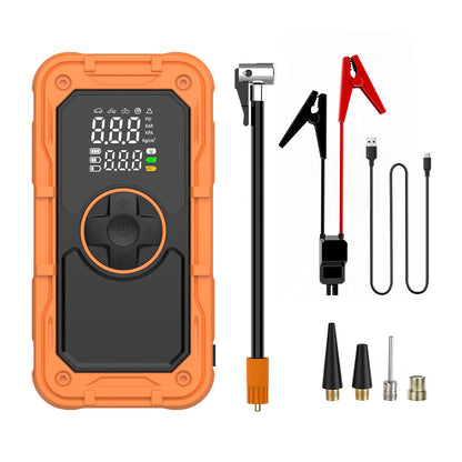 Jump Starter with Tire Inflator Emergency for Car & Bike