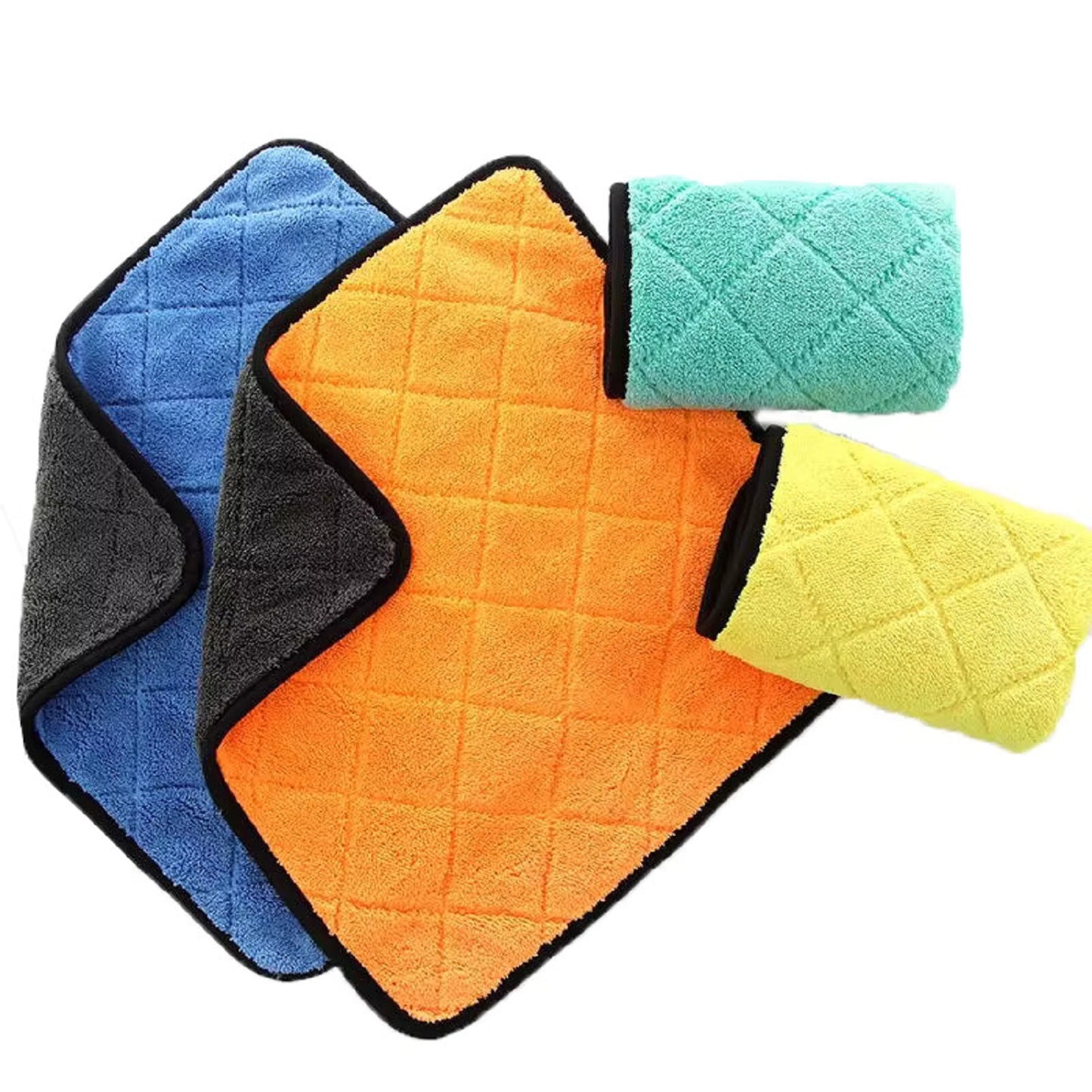 Ultra Soft 900GSM Microfiber Dual Sided cloth 40x40 CM Mix
