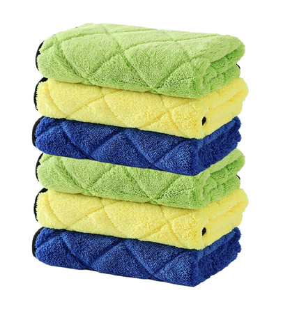 Ultra Soft 900GSM Microfiber Dual Sided cloth 40x40 CM Mix