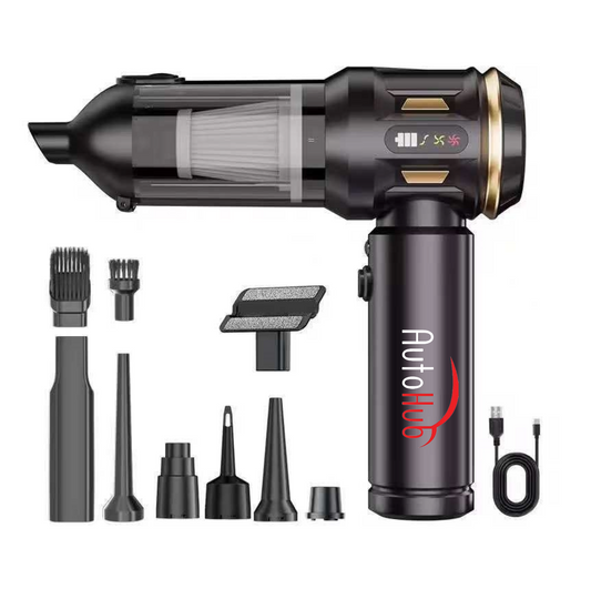 4 in 1 Cordless Vacuum Cleaner for Car- High Suction Power - 28 min Run time- BLDC Motor