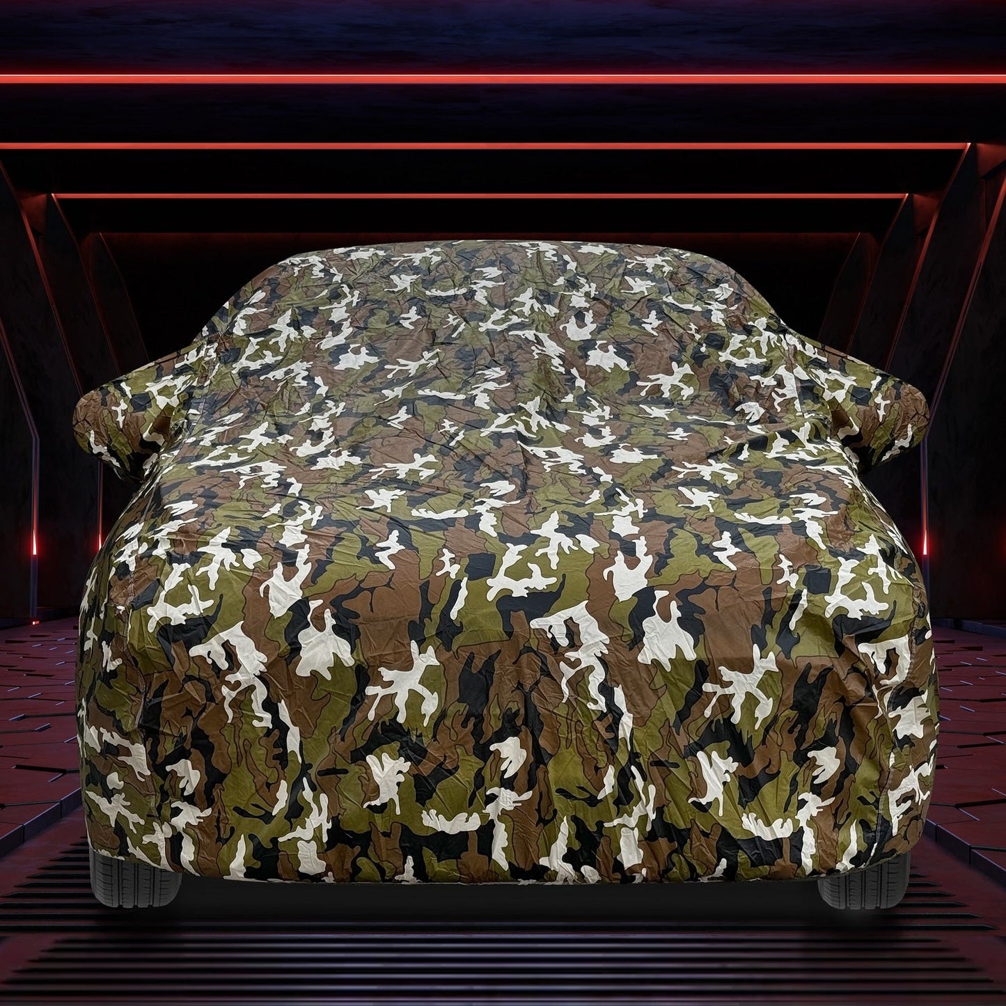 Waterproof Car Body Cover Army Print