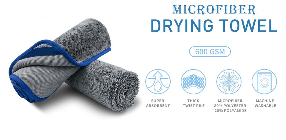 Twisted loop 600GSM Microfiber cloth 60x40 CM Mix