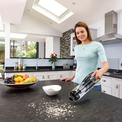 3 in 1 Car Vacuum Cleaner - High Power - 28 min Run time- BLDC Motor