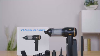 4 in 1 Cordless Vacuum Cleaner for Car- High Suction Power - 28 min Run time- BLDC Motor