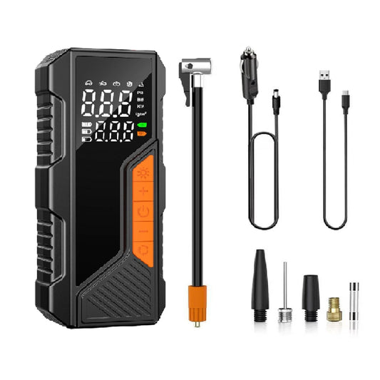 150PSI Cordless Tyre Inflator for Car & Bike - Orange - (12 Month) Warranty