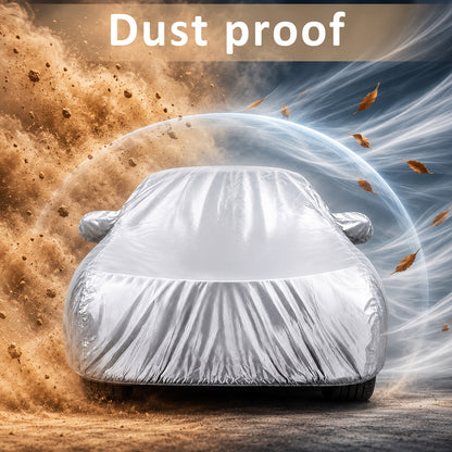 Waterproof Car Body Cover Titanium Waterproof Silver