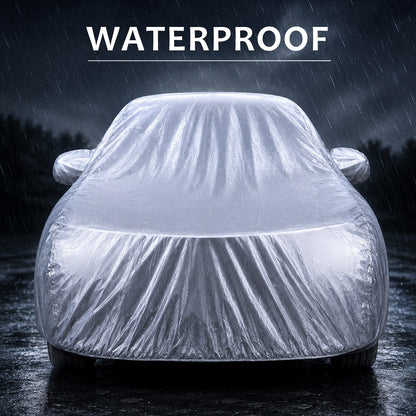 Waterproof Car Body Cover Titanium Waterproof Silver