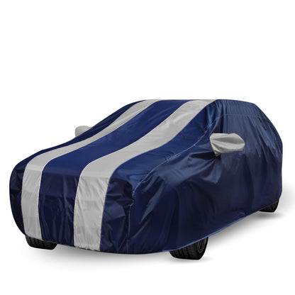 Taffeta Car Cover - Water Resistant Navy Silver