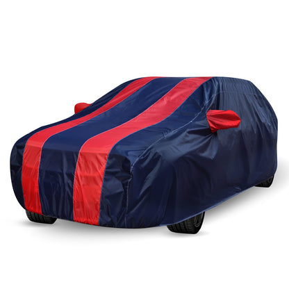 Taffeta Car Cover - Water Resistant Navy Red