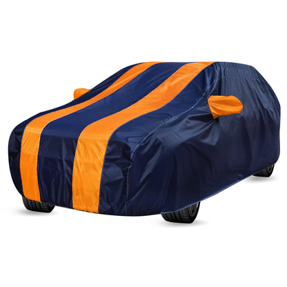 Taffeta Car Cover - Water-Resistant Navy Orange